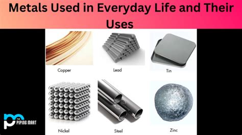 examples of metals around the house|metals used in everyday life.